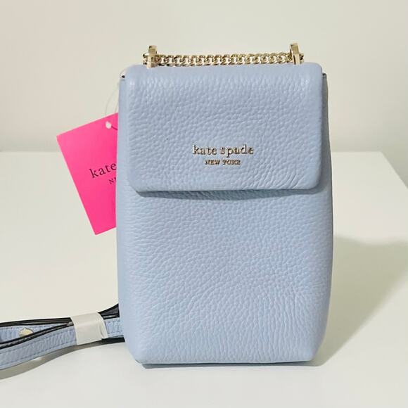 Kate Spade New York | Roulette North South Crossbody in Pale Hydrangea - Picture 2 of 14